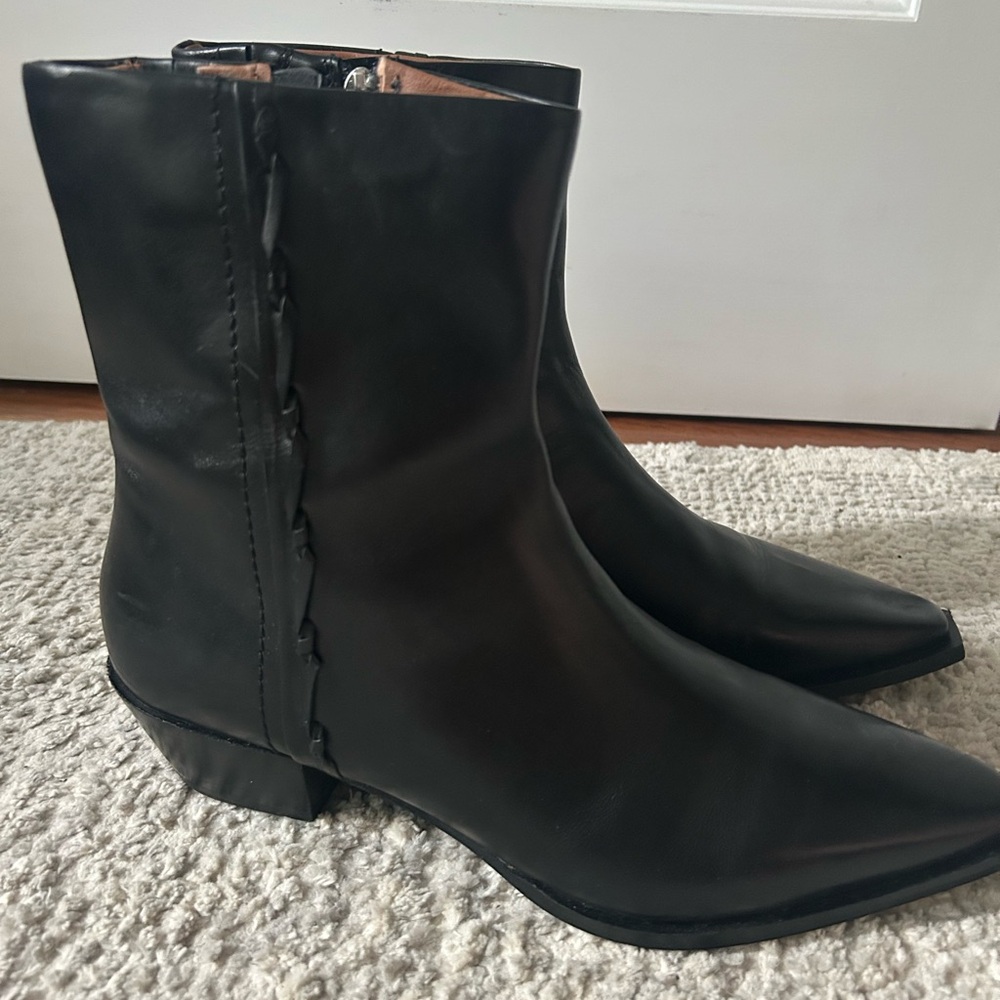 Lucky Brand Black Ankle Booties